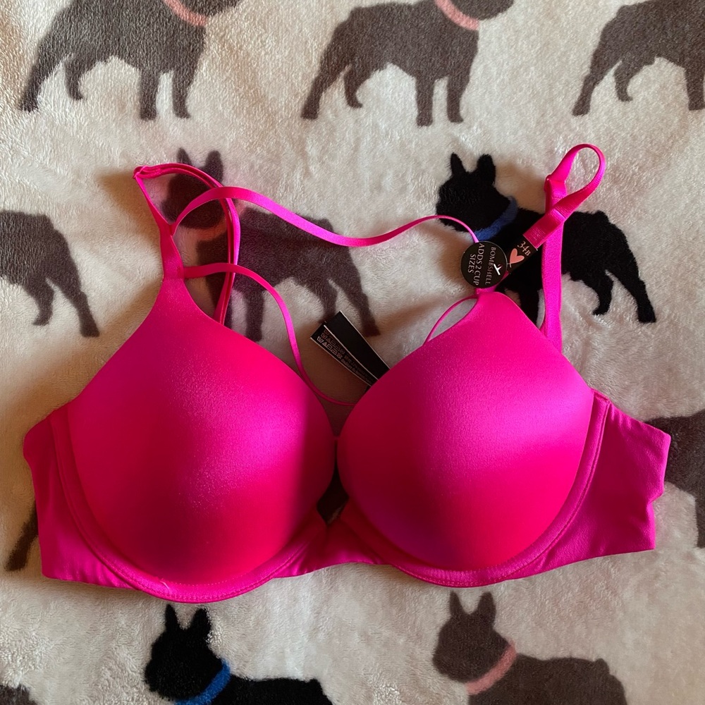 Victoria’s Secret Hot Pink Bombshell Bra